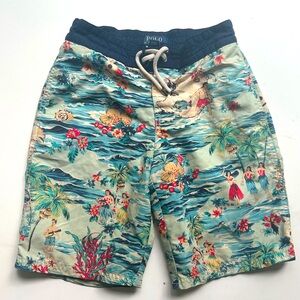 Polo by Ralf Lauren swim trunk shorts size 10